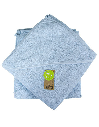Babiezz® Baby Hooded Towel in Light Blue, Größe 100 x 100 cm