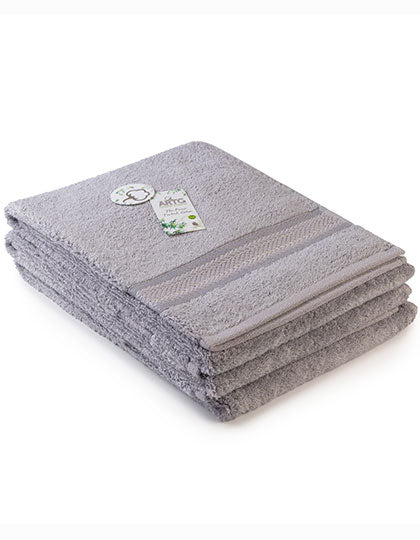 Natural Bamboo Hand Towel in Light Grey, Größe 50 x 100 cm