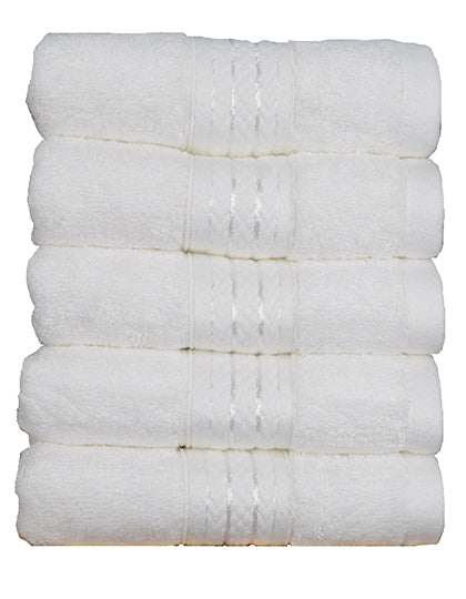 Natural Bamboo Guest Towel in White, Größe 40 x 60 cm