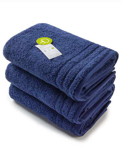 Organic Hand Towel in French Navy, Größe 60 x 110 cm