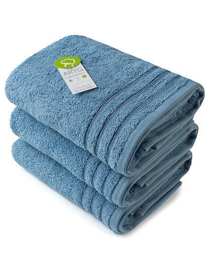 Organic Hand Towel in Jeans Blue, Größe 60 x 110 cm