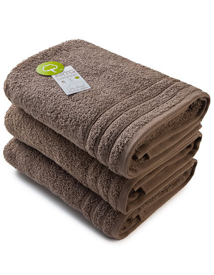 Organic Hand Towel in Walnut, Größe 60 x 110 cm