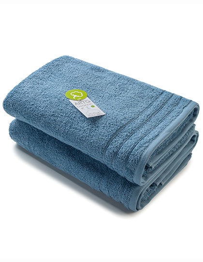 Organic Bath Towel in Jeans Blue, Größe 70 x 140 cm