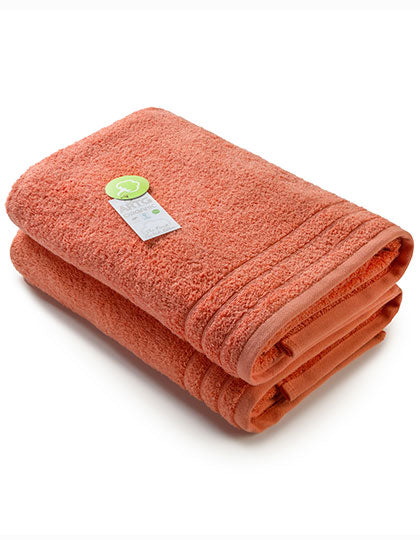 Organic Bath Towel in Rose, Größe 70 x 140 cm