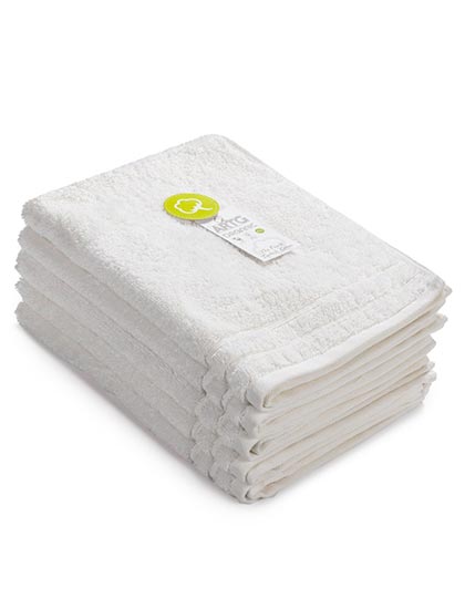 Organic Guest Towel in White, Größe 40 x 60 cm