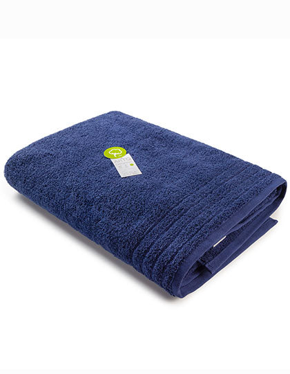Organic Beach Towel in French Navy, Größe 100 x 180 cm
