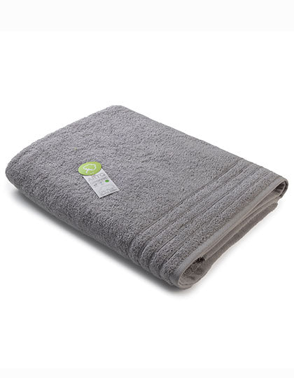 Organic Beach Towel in Grey, Größe 100 x 180 cm