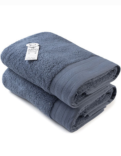 Bath Towel Excellent Deluxe in Jeans Blue, Größe 70 x 140 cm