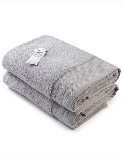 Bath Towel Excellent Deluxe in Light Grey, Größe 70 x 140 cm