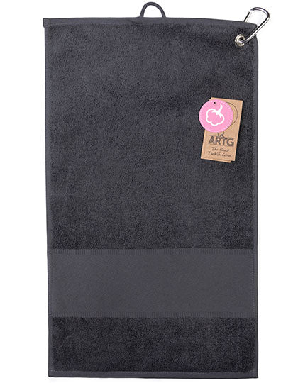PRINT-Me® GOLF Towel in Graphite, Größe 30 x 50 cm