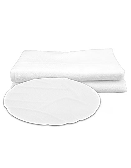 SUBLI-Me ALL-OVER Round Towel in White, Größe Ø 150 cm