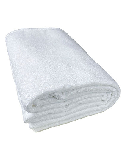DUO Beach Towel in White, Größe 150 x 200 cm