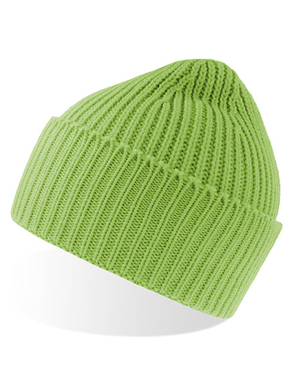 Oak Beanie in Acid Green, Größe One Size