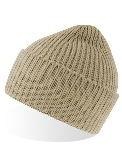 Oak Beanie in Beige, Größe One Size