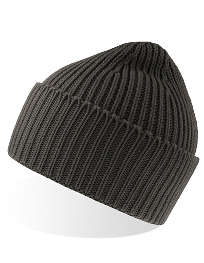 Oak Beanie in Dark Grey Melange, Größe One Size