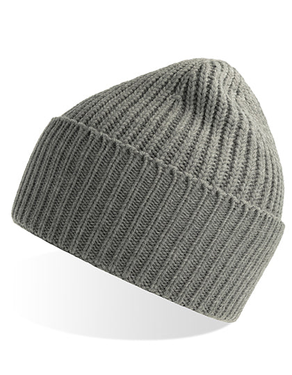 Oak Beanie in Light Grey Melange, Größe One Size