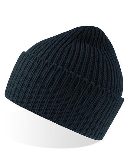 Oak Beanie in Navy, Größe One Size