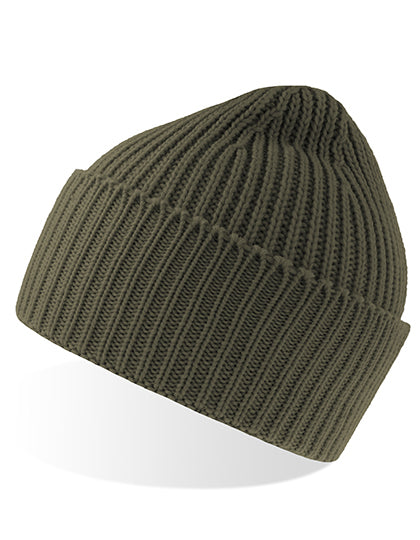 Oak Beanie in Olive, Größe One Size