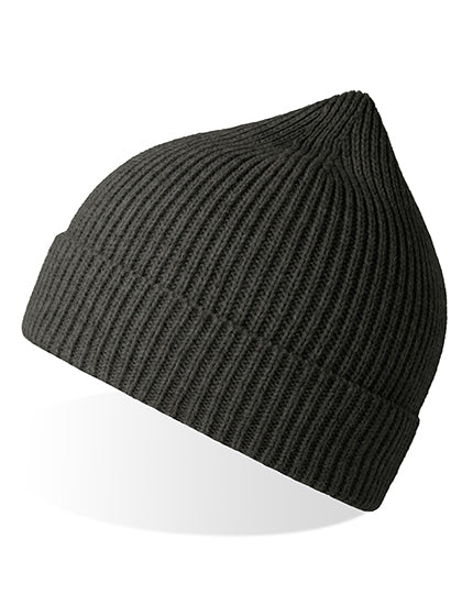 Andy Beanie in Dark Grey Melange, Größe One Size