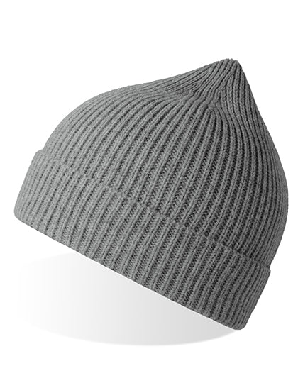 Andy Beanie in Light Grey Melange, Größe One Size