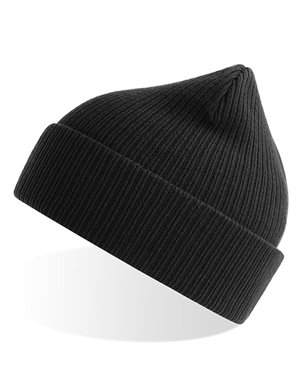 Nelson Beanie in Black, Größe One Size