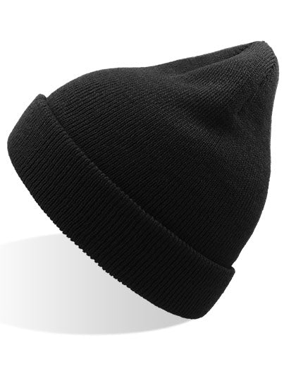 Kids Wind Beanie Recycled in Black, Größe One Size