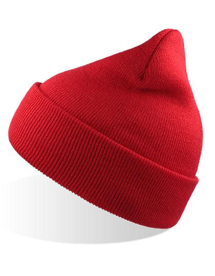 Wind Beanie Recycled in Red, Größe One Size