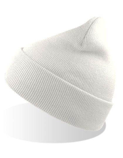 Wind Beanie Recycled in White, Größe One Size