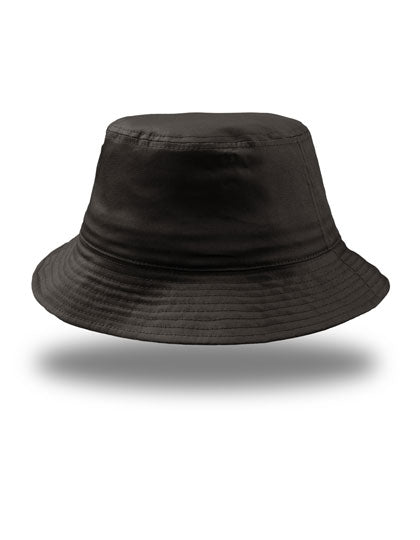 Bucket Cotton Hat in Black, Größe One Size