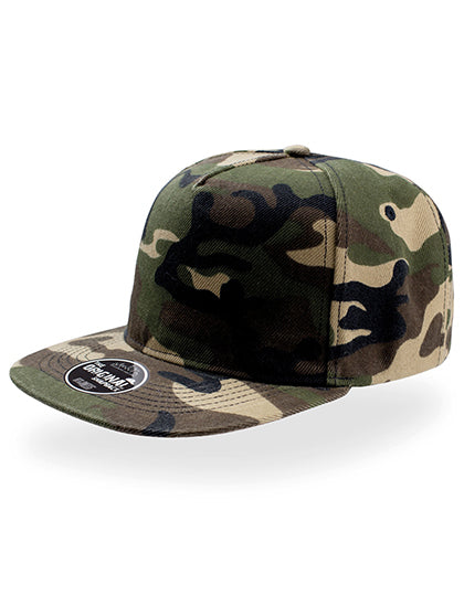 Snap Five Cap in Camouflage, Größe One Size