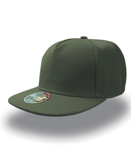 Snap Five Cap in Olive, Größe One Size