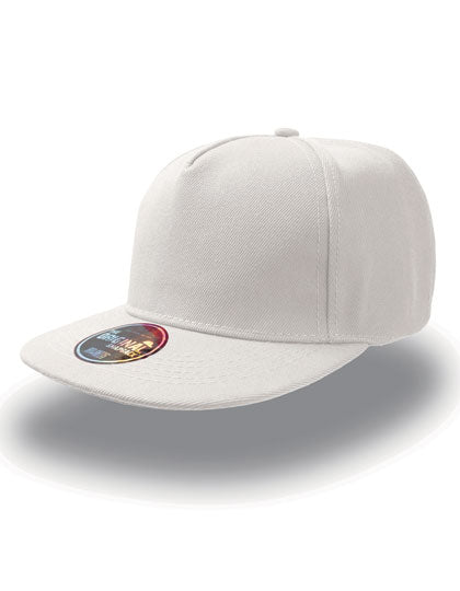 Snap Five Cap in White, Größe One Size