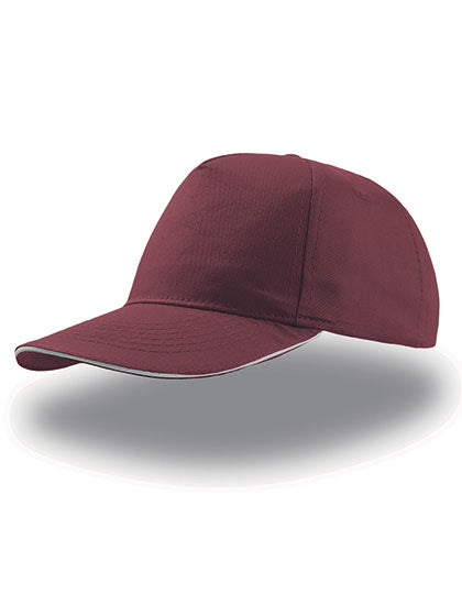 Start Five Sandwich Cap in Burgundy, Größe One Size