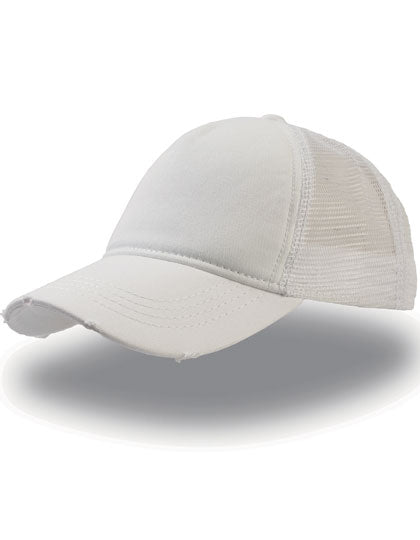 Rapper Destroyed Cap in White, Größe One Size