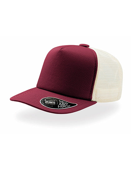 Record - Trucker Cap in Burgundy, Größe One Size