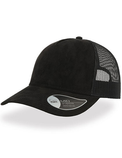 Rapper Suede Cap in Black, Größe One Size