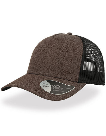 Rapper Melange Cap in Brown, Größe One Size