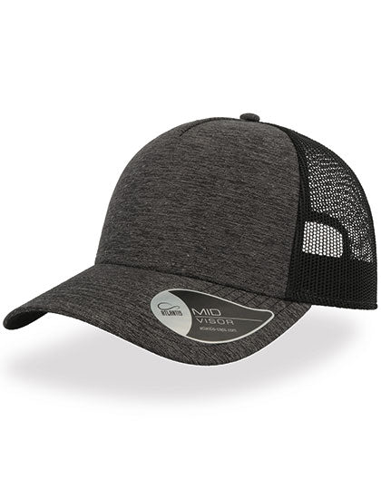 Rapper Melange Cap in Dark Grey, Größe One Size