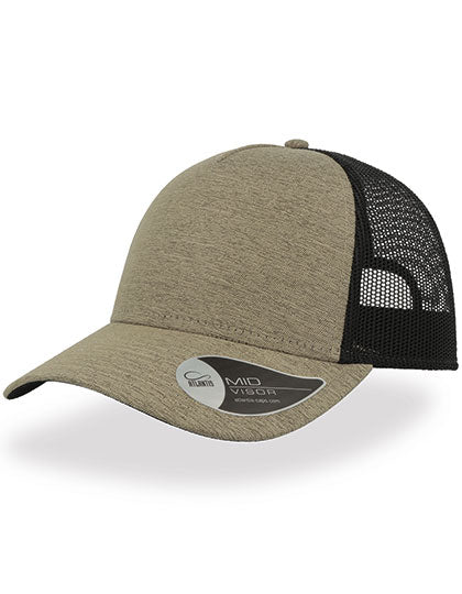 Rapper Melange Cap in Khaki, Größe One Size