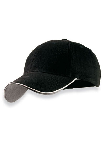 Pilot Piping Sandwich Cap in Black, Größe One Size