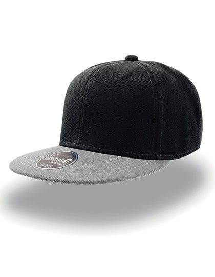 Snap Back Cap in Black/Grey, Größe One Size