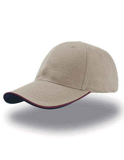 Zoom Piping Sandwich Cap in Khaki, Größe One Size
