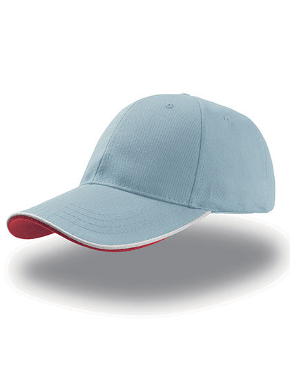 Zoom Piping Sandwich Cap in Light Blue, Größe One Size