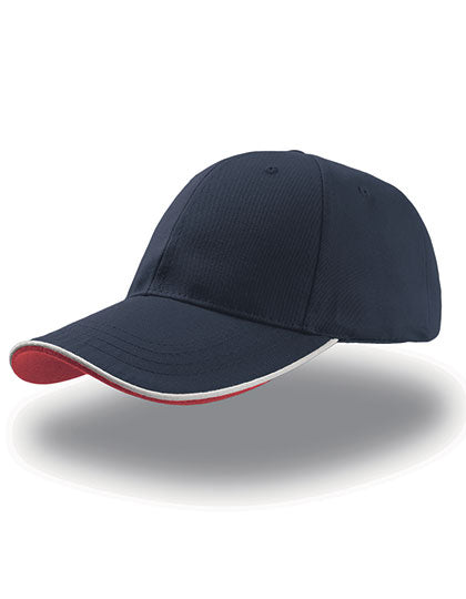 Zoom Piping Sandwich Cap in Navy, Größe One Size