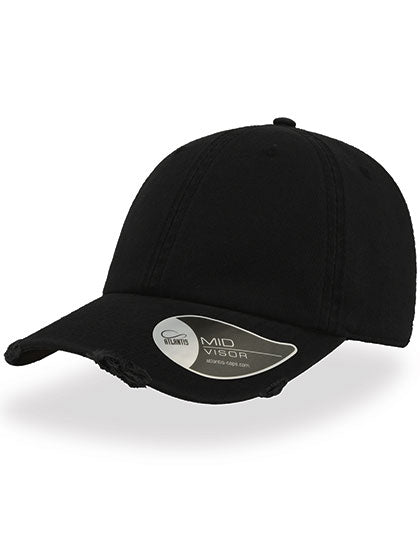 Dad Hat Destroyed in Black, Größe One Size