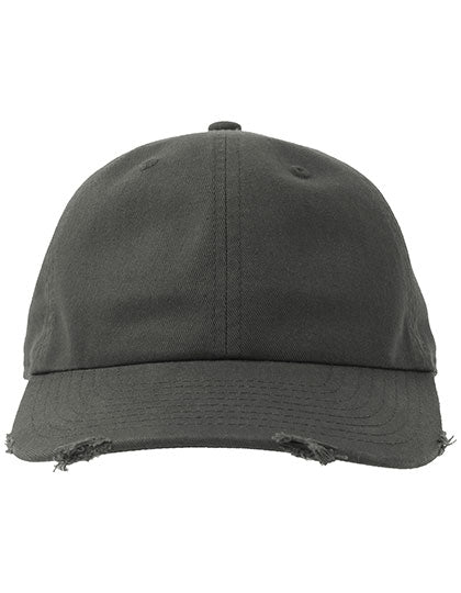 Dad Hat Destroyed-S in Dark Grey, Größe One Size