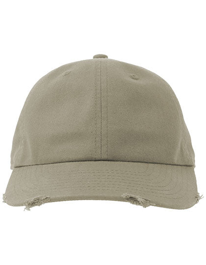 Dad Hat Destroyed-S in Grey, Größe One Size
