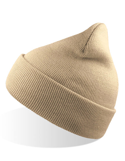 Wind Beanie in Beige, Größe One Size