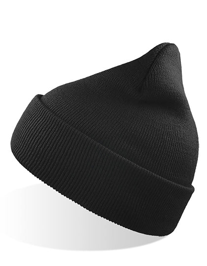Wind Beanie in Black, Größe One Size