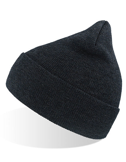 Wind Beanie in Navy Melange, Größe One Size